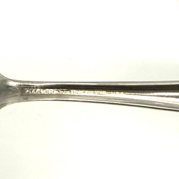 MAR-CREST Set of 2 Atomic Starburst MCM Small Serving Spoons Stainless USA Made - Picture 5 of 6